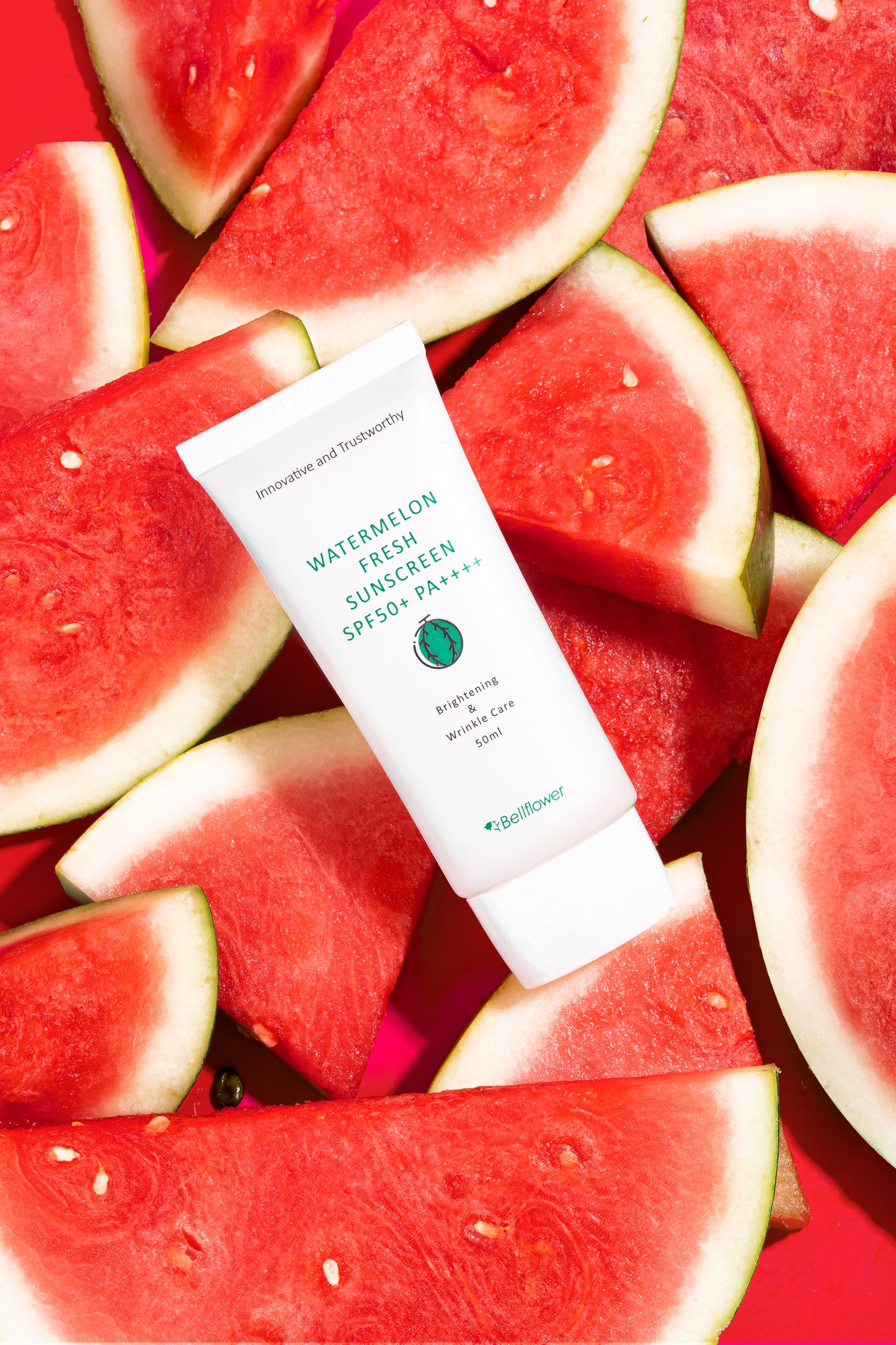 Bellflower Watermelon Fresh Sunscreen SPF 50+ PA++++ | 50 ml