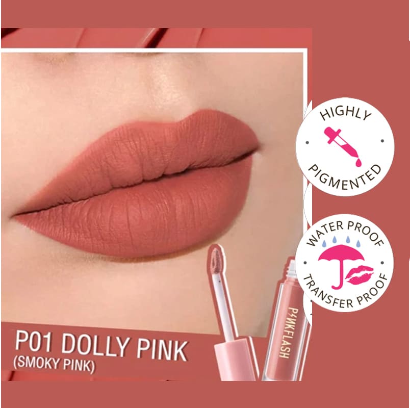 Pinkflash L01 Lasting Matte Lipcream - P01