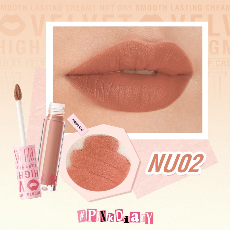 Pinkflash Silky Velvet Lip Cream PF-L04 NU02