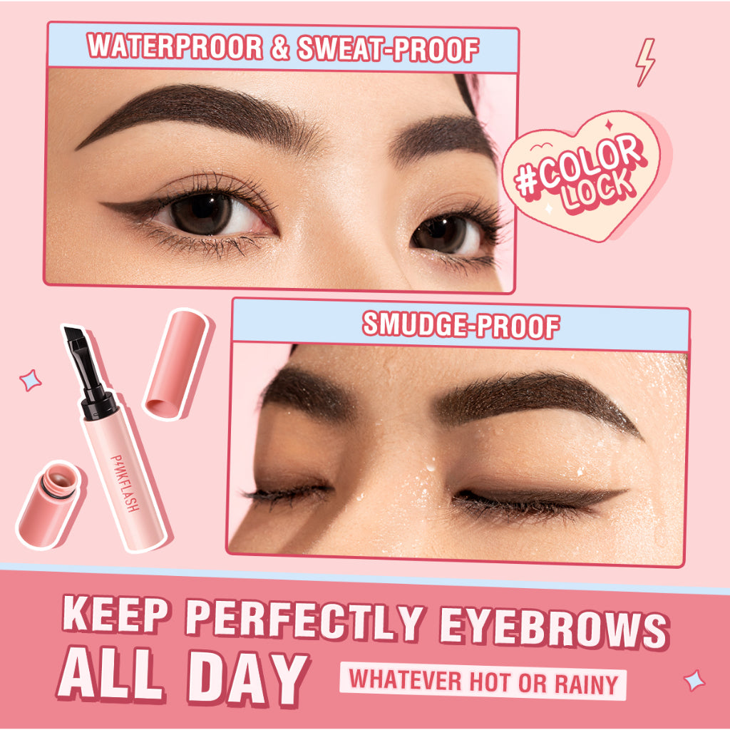 PINKFLASH SMUDGE PROOF BROW POMADE BR01