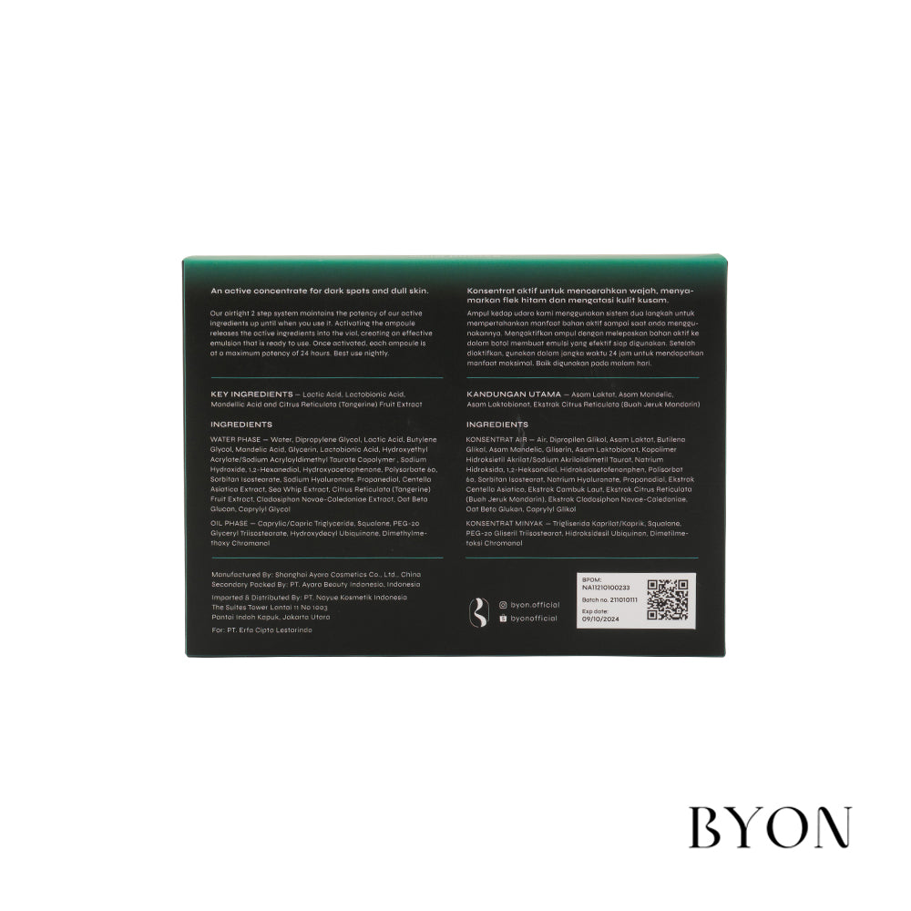 Byon Beyond Glow Push Ampoule 1box (7 x 1.23ml)