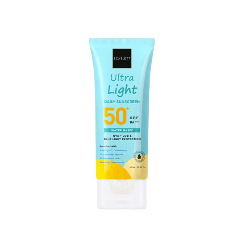 Scarlett Whitening Ultra Light Daily Sunscreen SPF 50+ PA++++ - 50ml