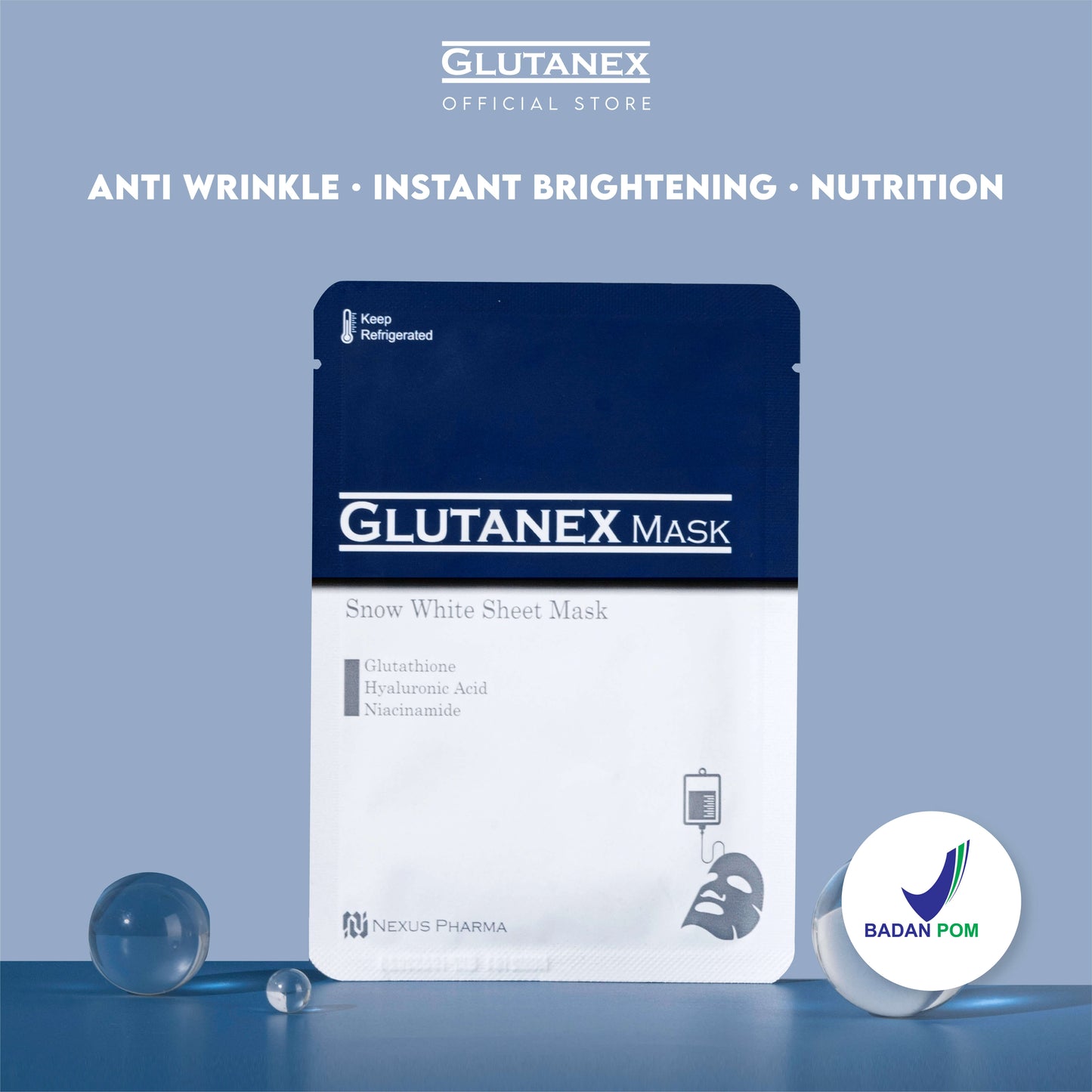 Glutanex Snow White Sheet Mask