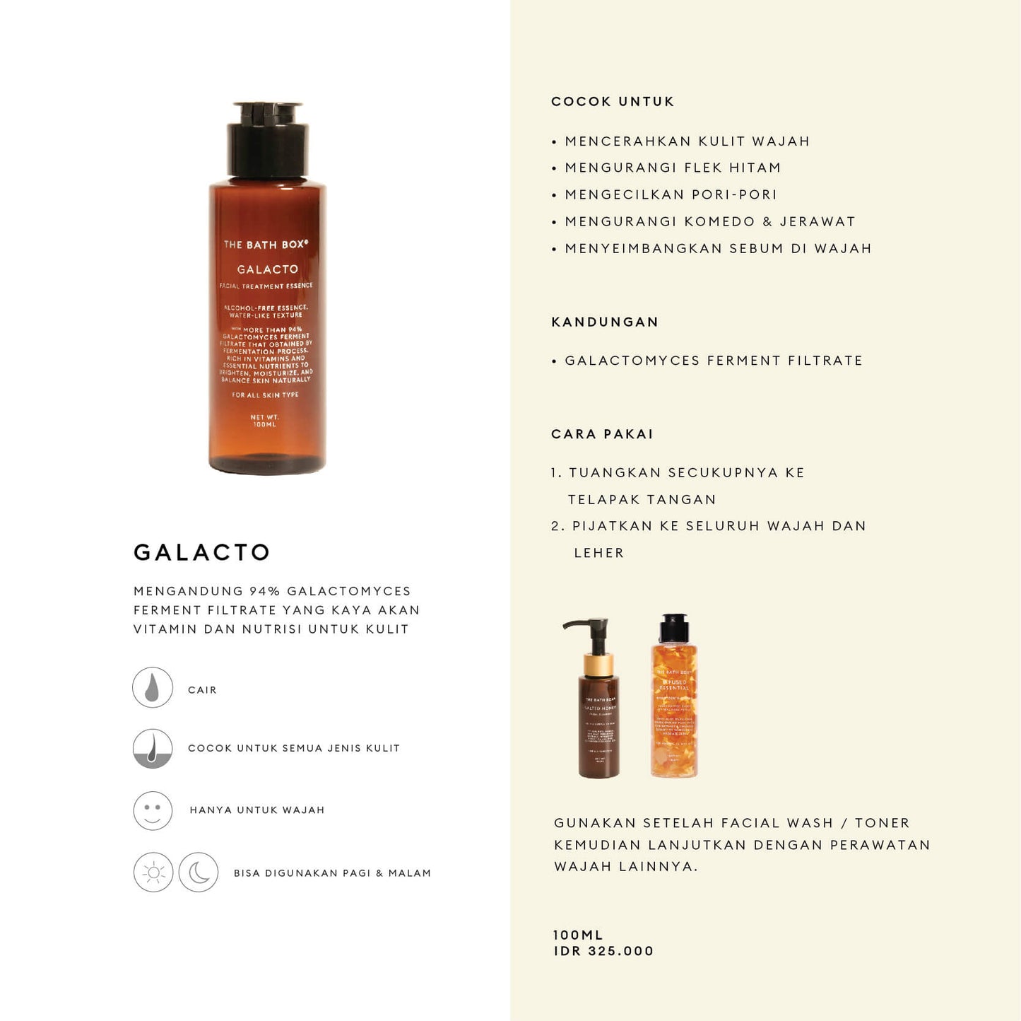 The Bath Box Galacto Facial Treatment Essence | 100 ml