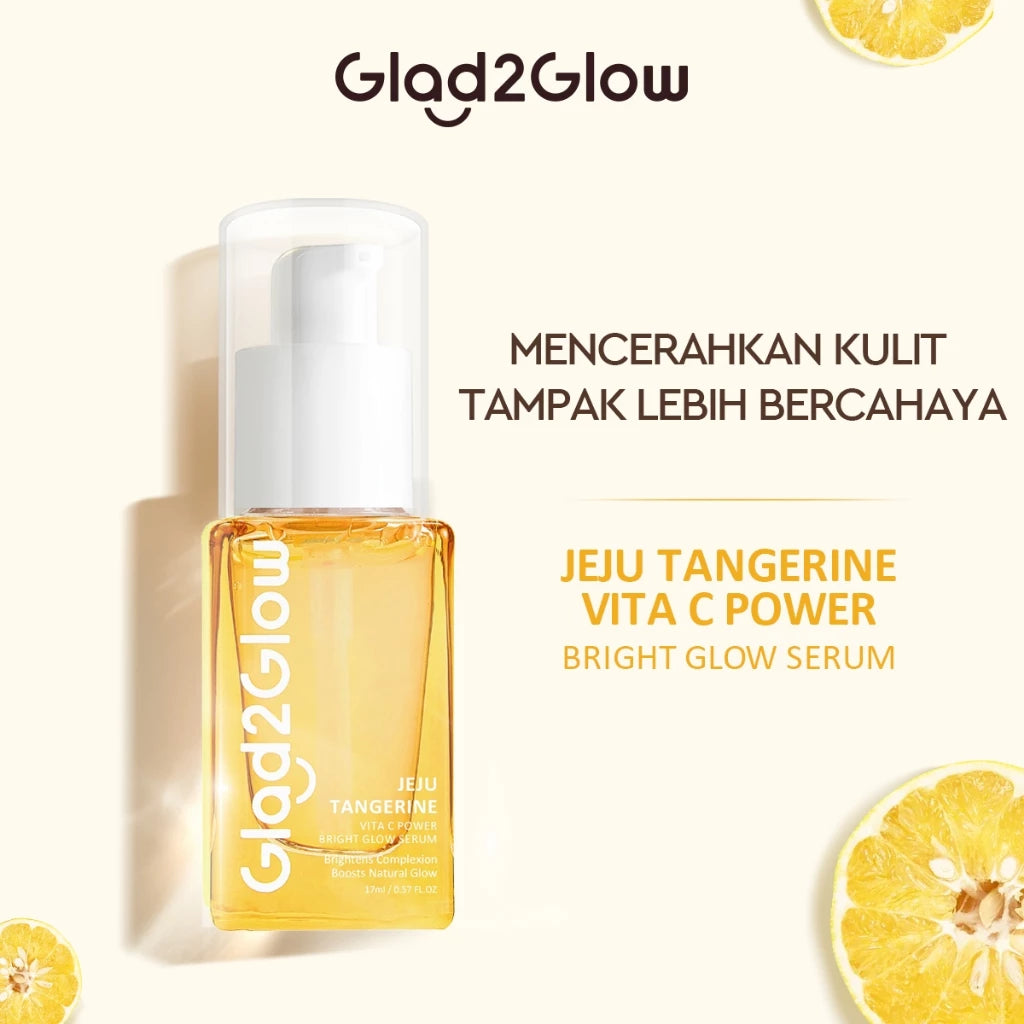 Glad2Glow Jeju Tagerine Vita C Power Bright Glow Serum