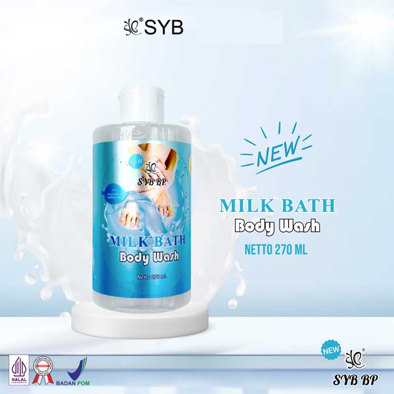 Syb BP Milk Bath Body Wash With Goat Milk & Swiftlet Nest | 270 ml