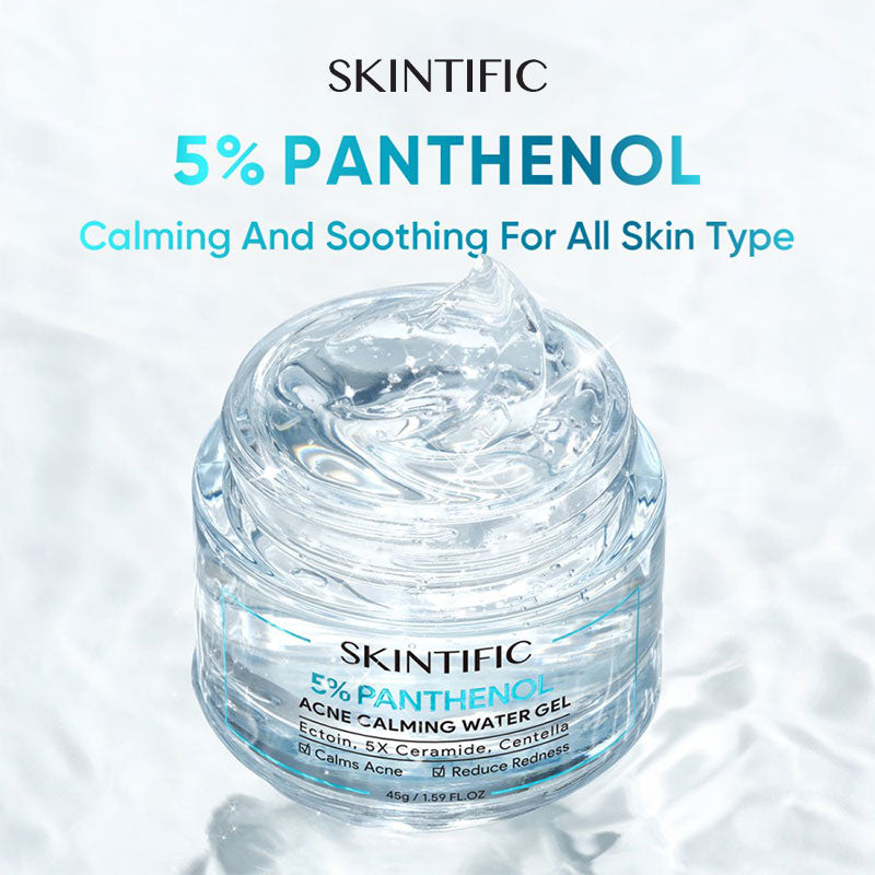 SKINTIFIC 5% Panthenol Acne Calming Water Gel | 45gr