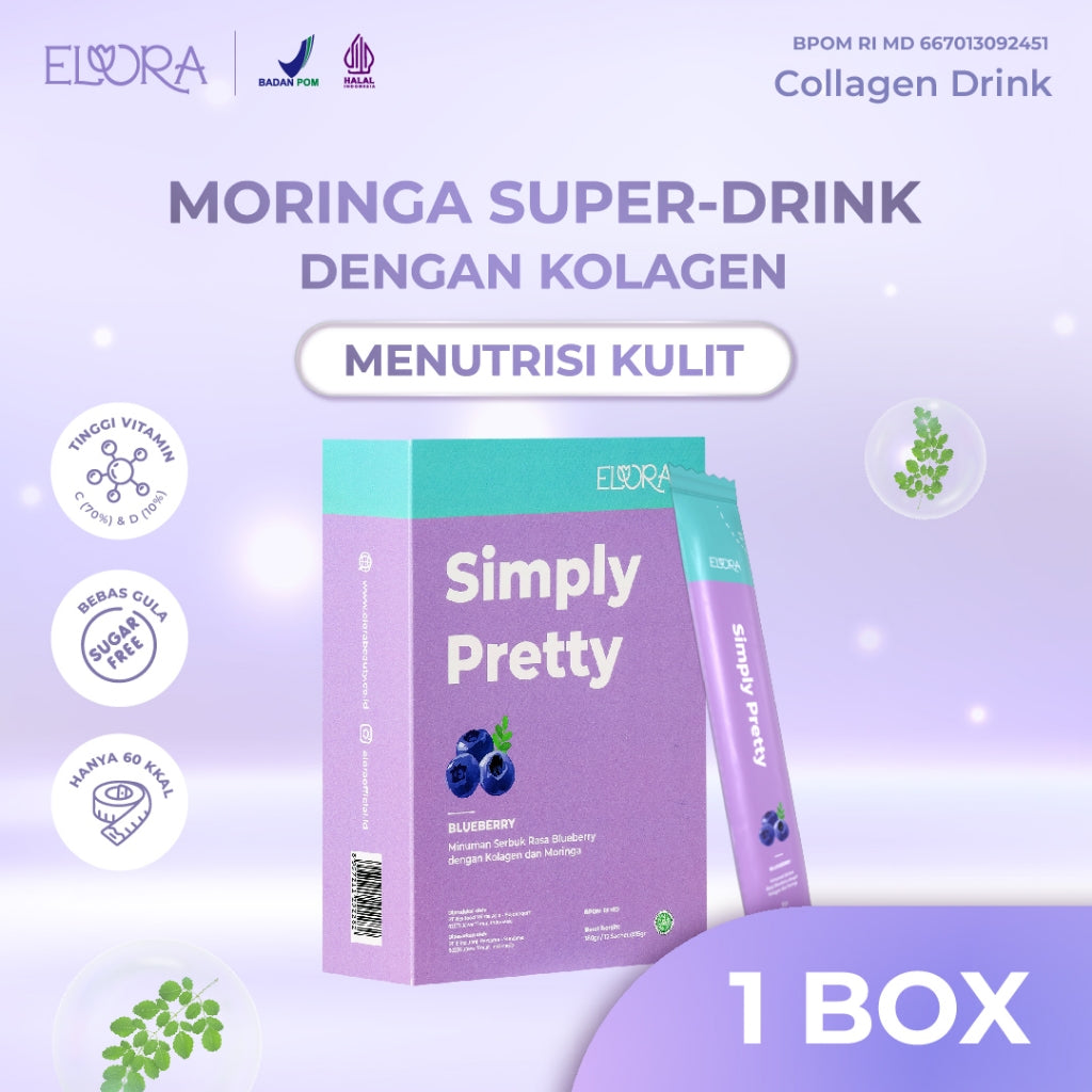 Elora Simply Pretty isi 12 (Kelor Collagen Beauty Drink)