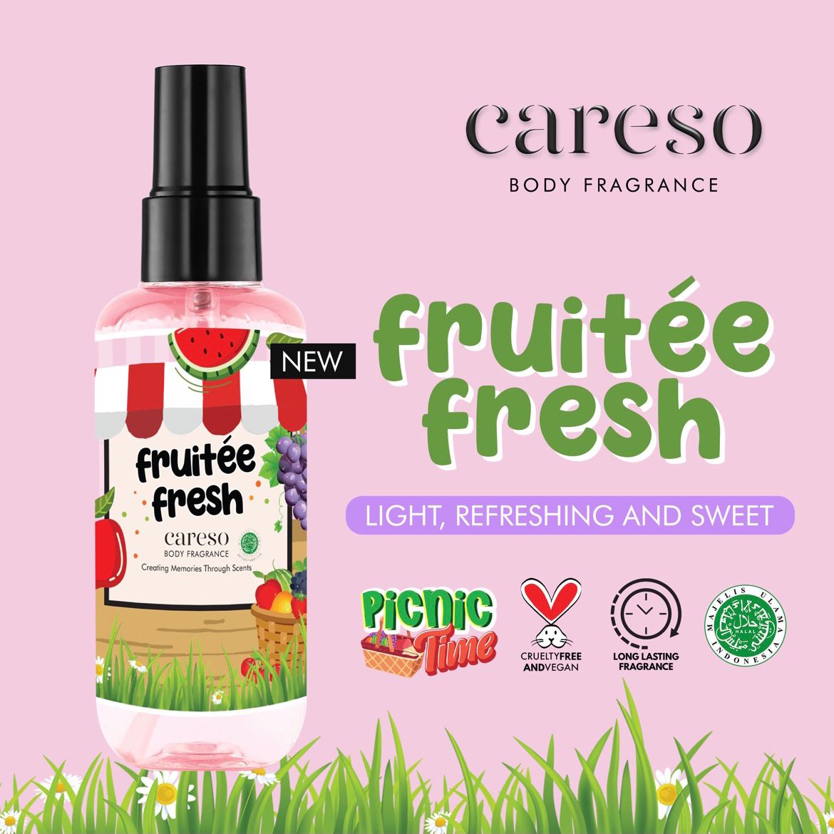 CARESO Fruitee Fresh - Body Fragrance 100ml