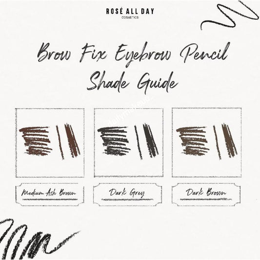 ROSE ALL DAY Brow Fix Eyebrow Pencil - Dark Brown