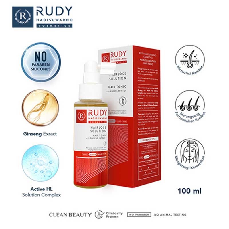 RUDY HADISUWARNO HAIRLOSS SOLUTION HAIR TONIC | 100 ml