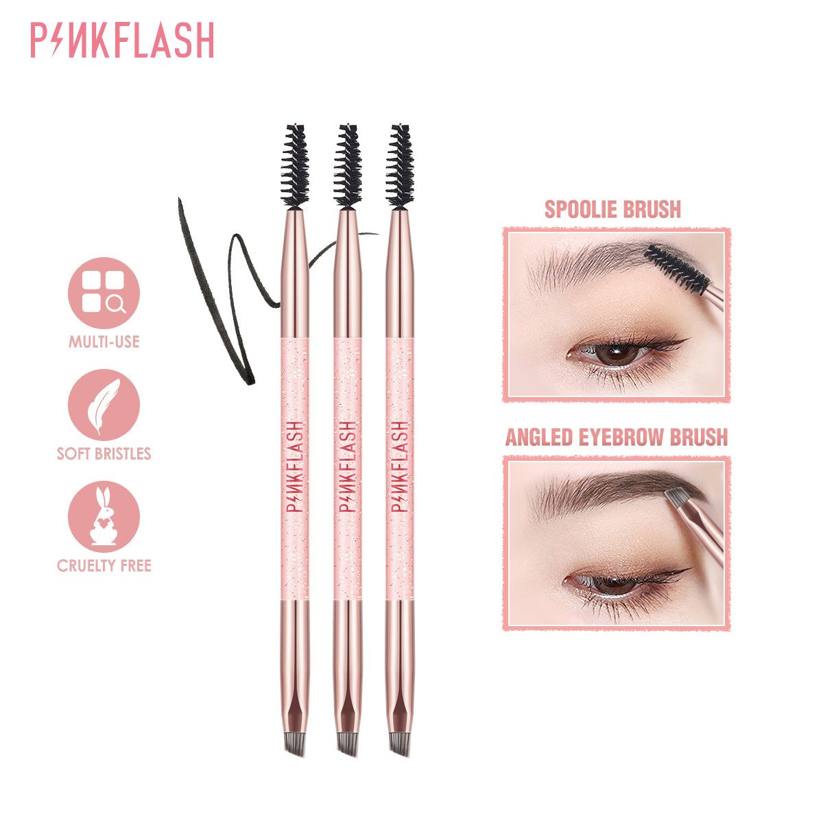 Pinkflash PF-T04 Eyebrow Brush #01