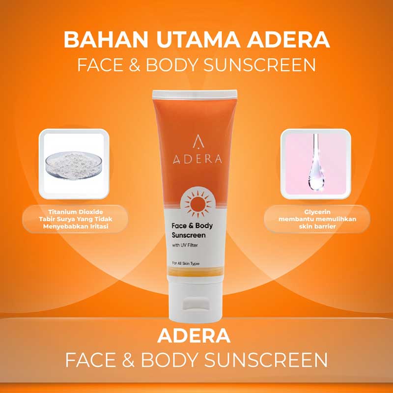 Adera Daily Face & Body Sunscreen 1pcs| 60ml