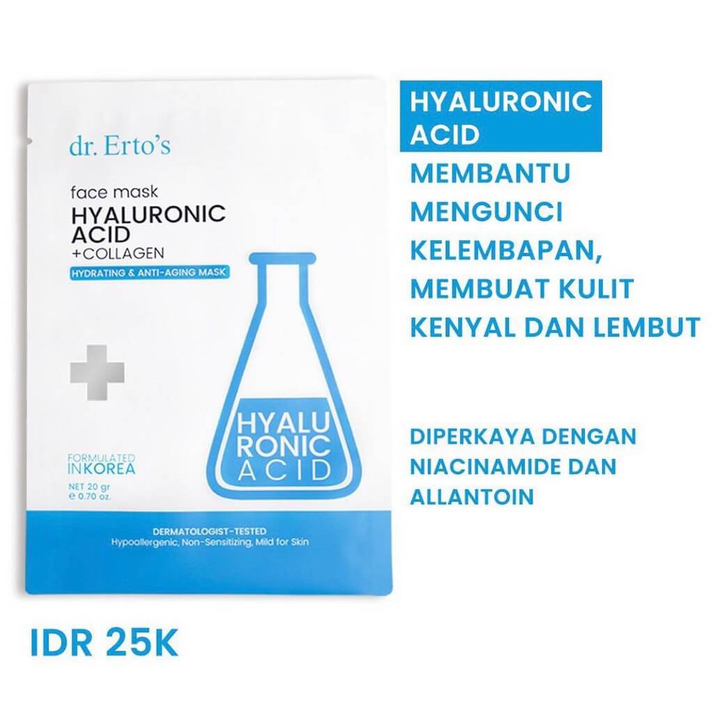 Dr. Erto's Face Mask Hyaluronic Acid + Collagen