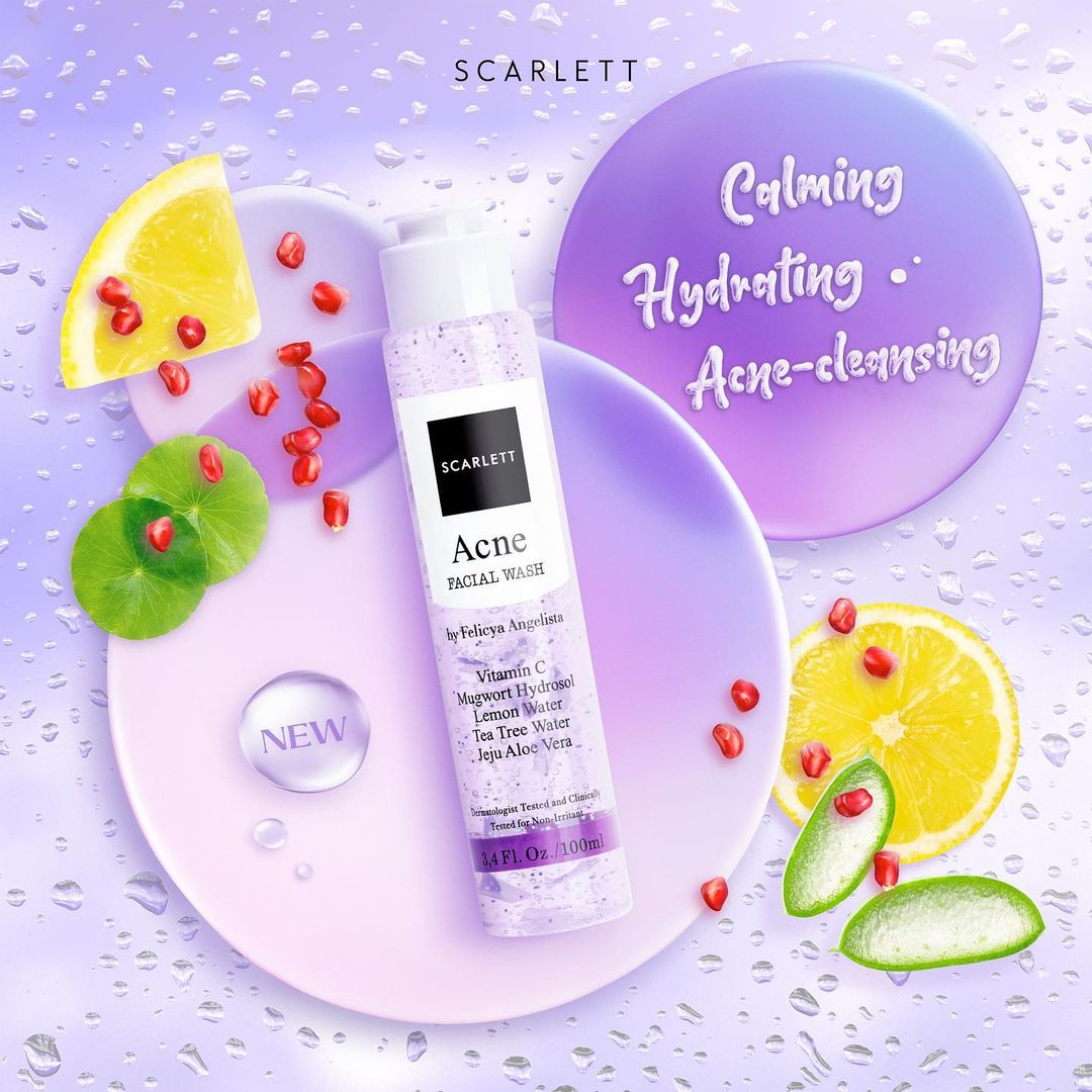 Scarlett Whitening Acne Facial Wash | 100 ml