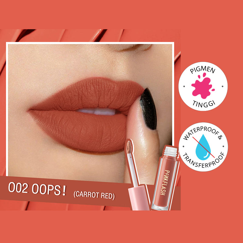 Pinkflash L01 Lasting Matte Lipcream - O02