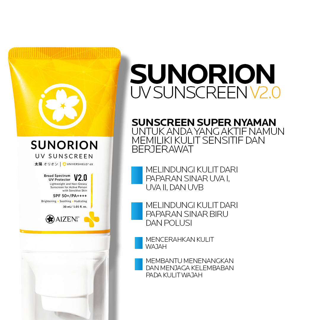 Aizen Sunorion UV Sunscreen | 30 ml