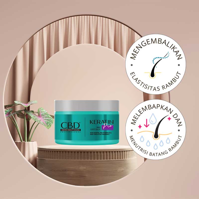 CBD Keratin Pro Daily Use Hair Mask | 250g