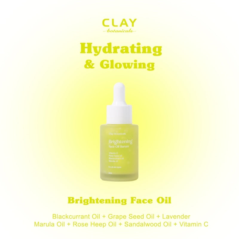 Clay Botanicals Brightening Face Oil Serum