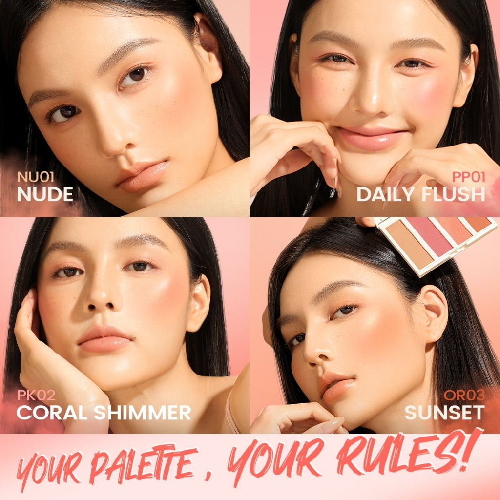 FOCALLURE SOFT PIGMENT BLUSH PP01