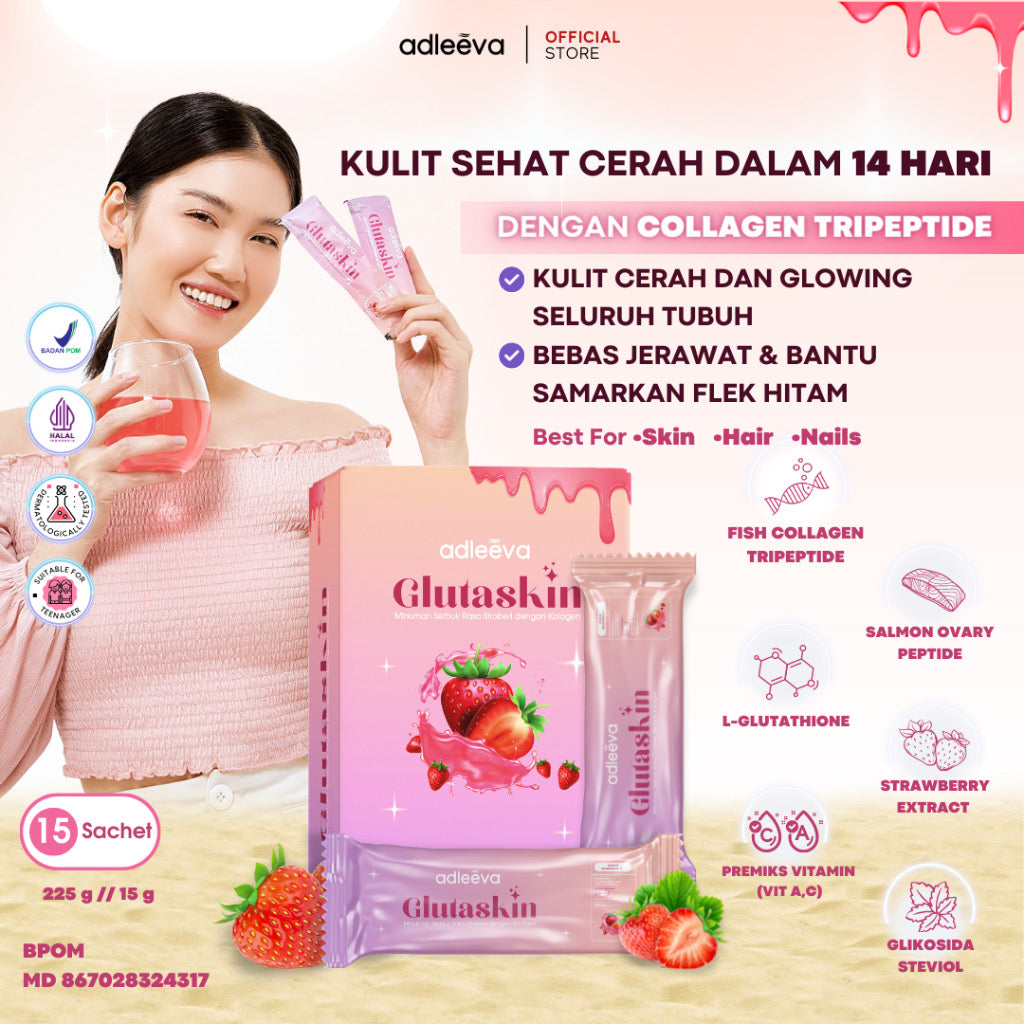 Adleeva Glutaskin Collagen Drink | 15 Sheets