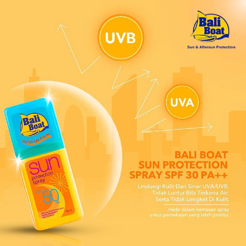 Bali Boat Sun Protection Spray SPF 30PA++ 100ml