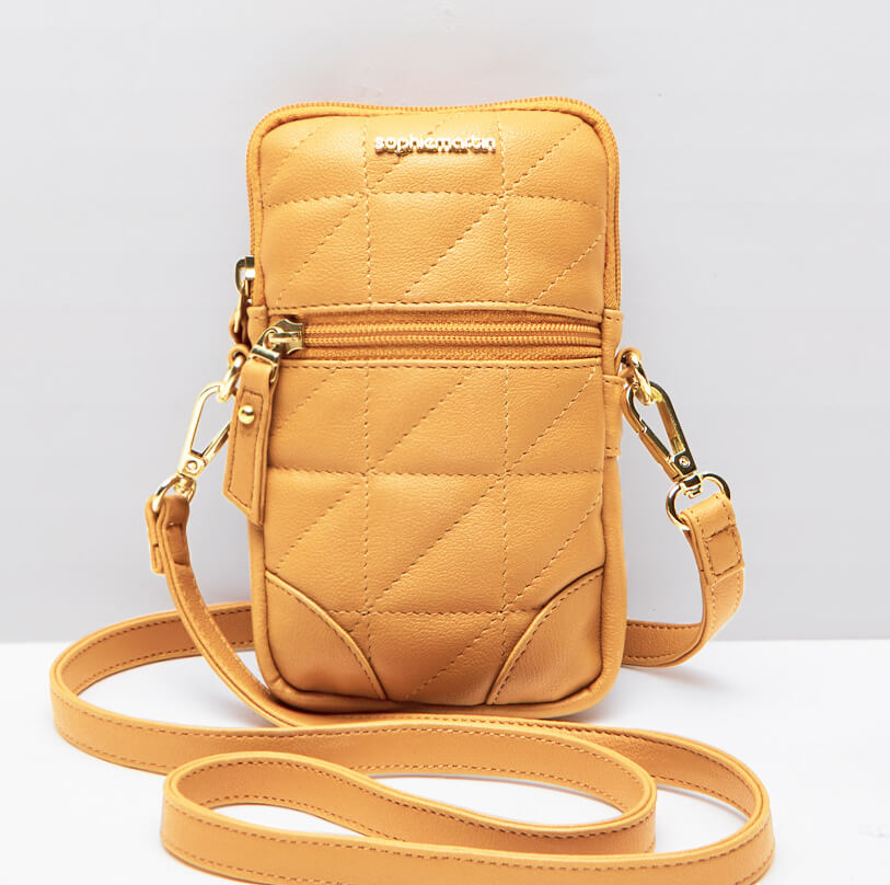 Sophie Martin Gemaya Yellow Phone Wallet