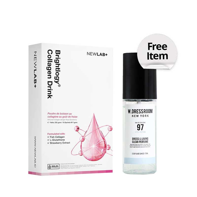 [Combo] Newlab Premium Collagen Drink | 250 gr + Free W.DRESSROOM Dress & Living Clear Perfume No. 97 April Cotton 20ml