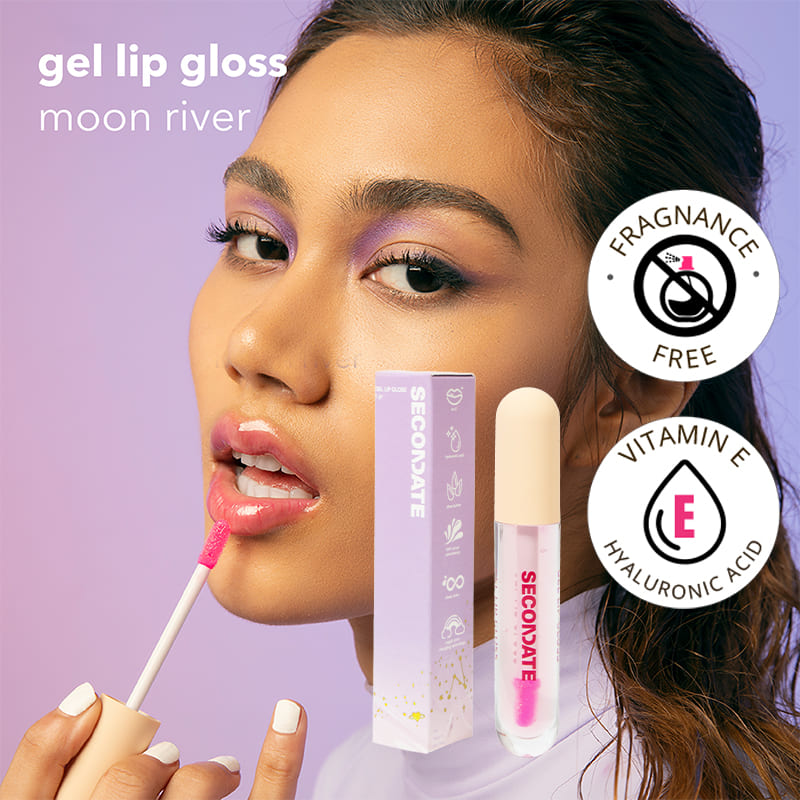 Secondate Gel Lip Gloss Moon River