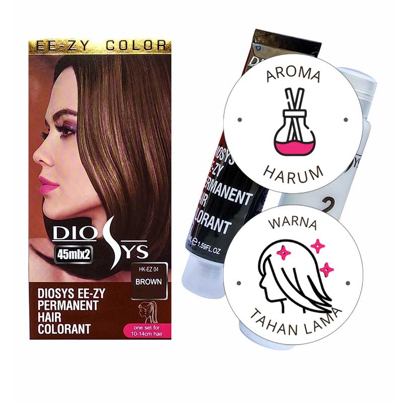 Diosys Hair Colour 04 Brown | 100 ml