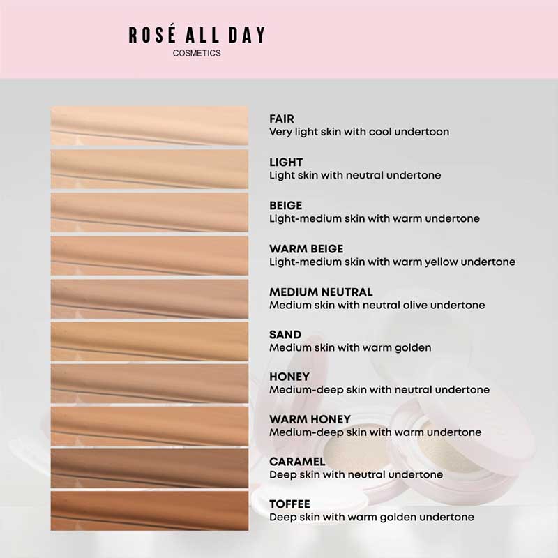 ROSE ALL DAY The Realest Lightweight Essence Cushion - Beige