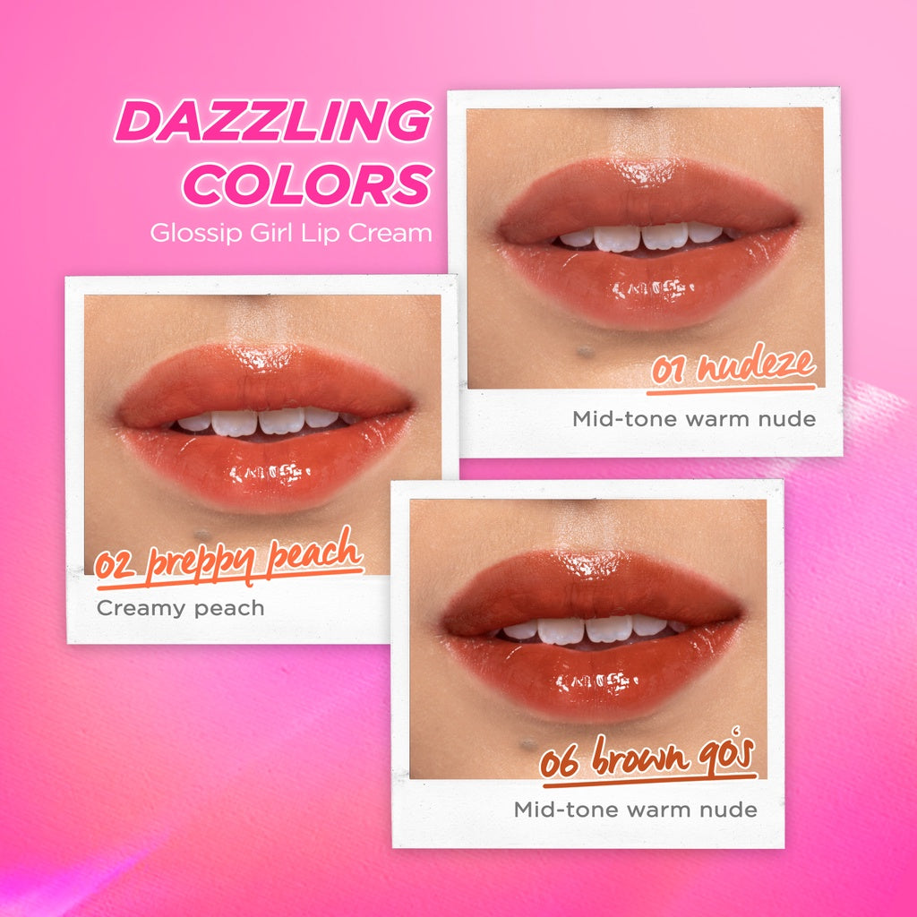 Dazzle Me Glossip Girl Lip Cream 02 Preppy Peach