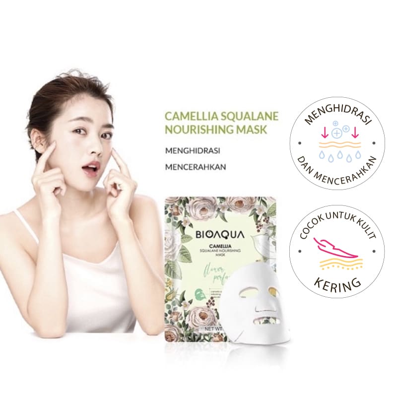 BIOAQUA Camellia Squalane Nourishing Mask 28g