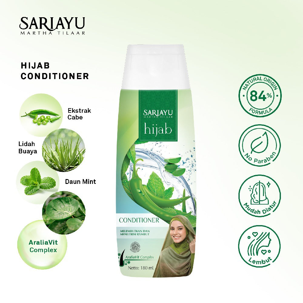 SARIAYU HIJAB CONDITIONER | 180ml