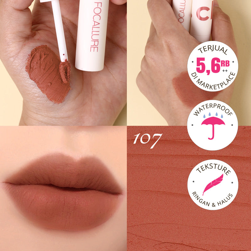 Focallure True Matte Liquid Lipstick FA179 #107