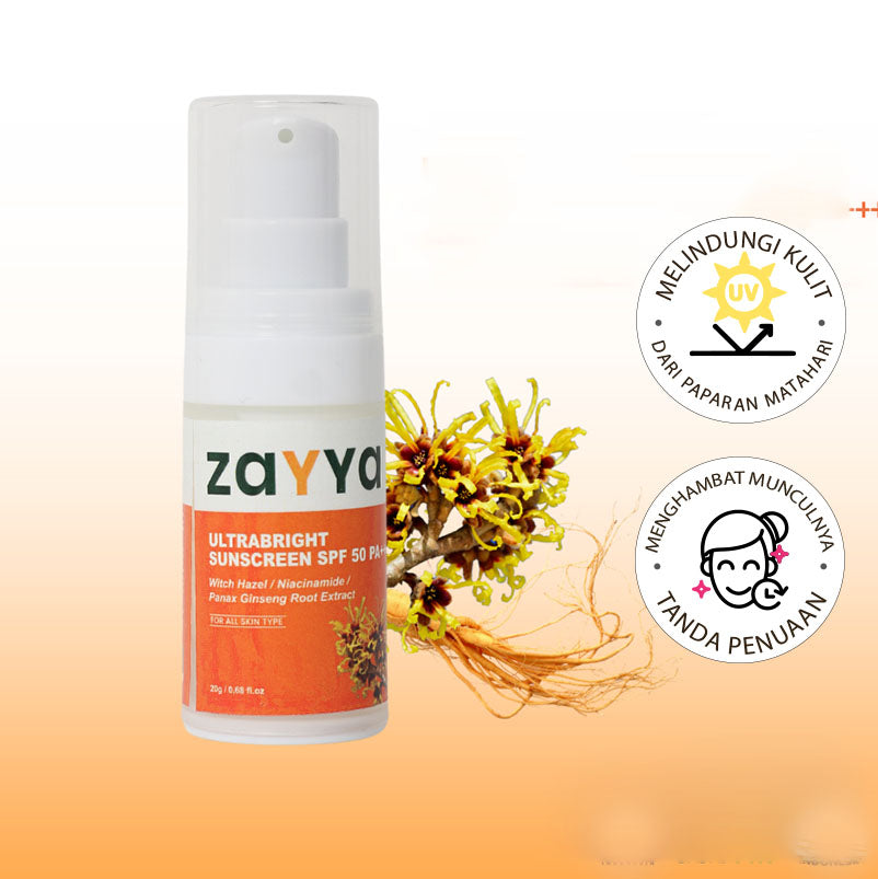 Zayya Ultrabright Sunscreen SPF 50 PA++ | 20 g