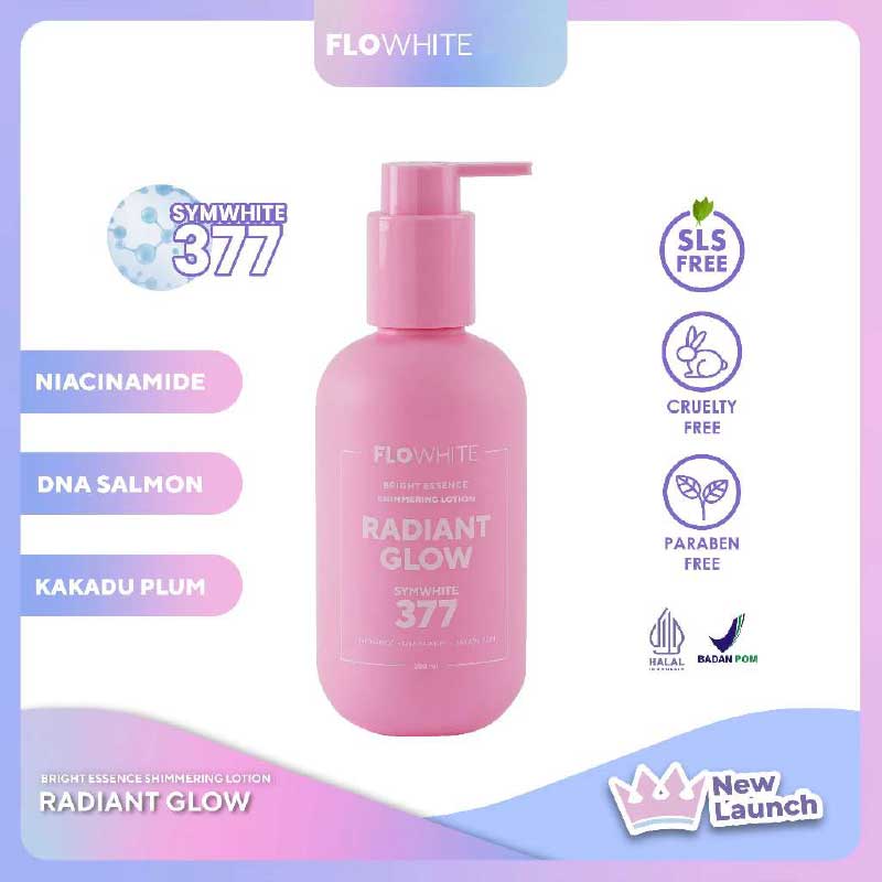 Flowhite Bright Essence Shimmering Lotion Radiant Glow | 200 ml