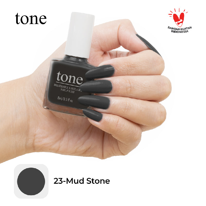 TONE Breathable and Peelable Nail Polish Neutral Palette Series 23