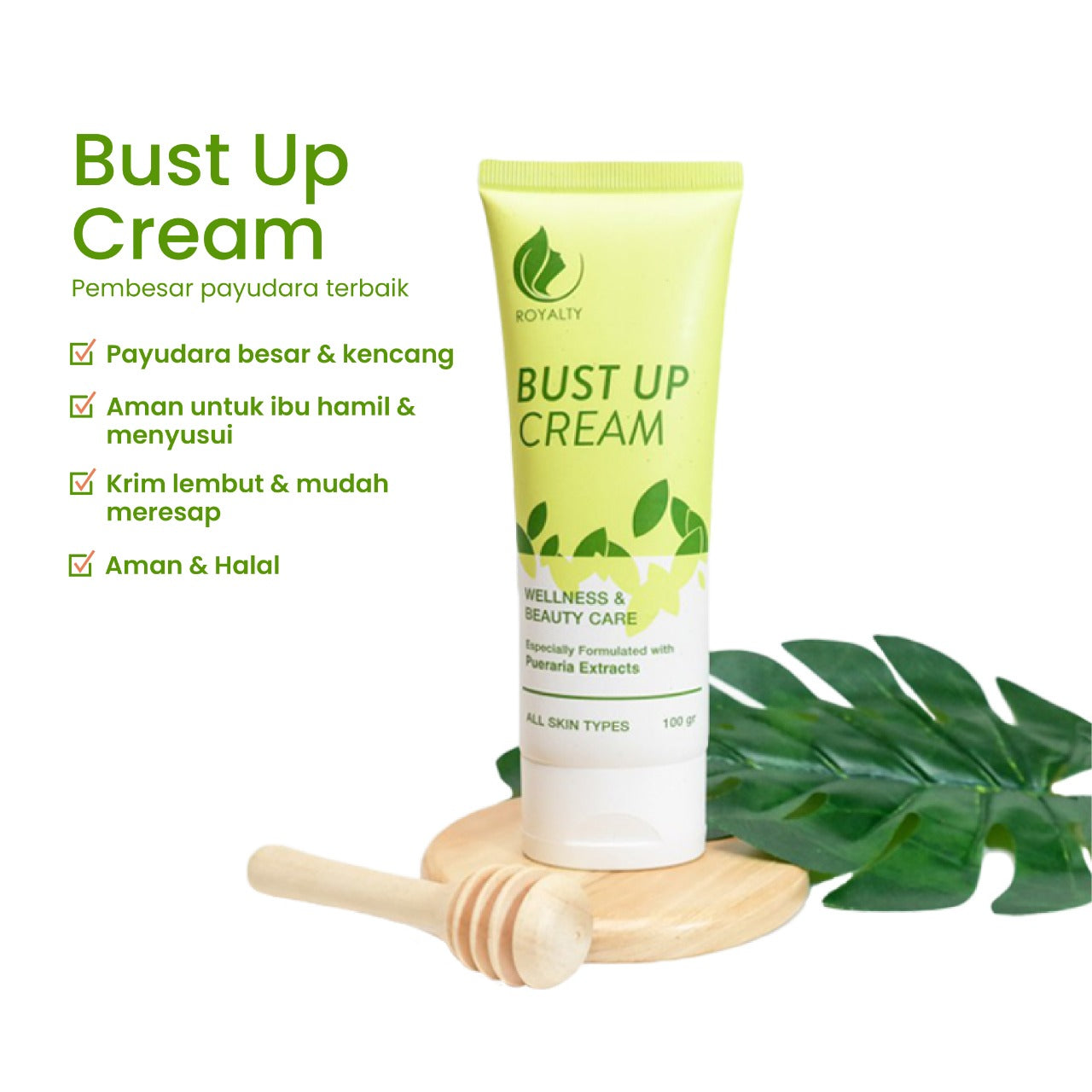 Glowpedia Royalty Bust Up Cream (Krim Pengencang Payudara) | 100 g