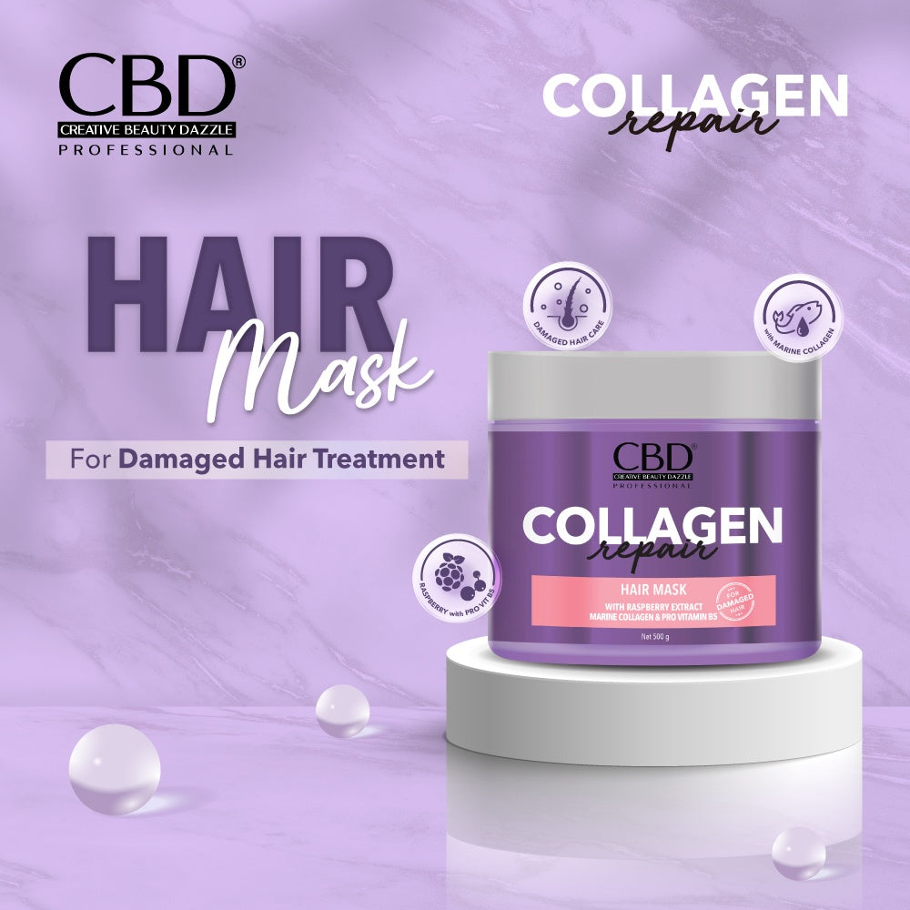 CBD Collagen Repair Hair Mask | 500g