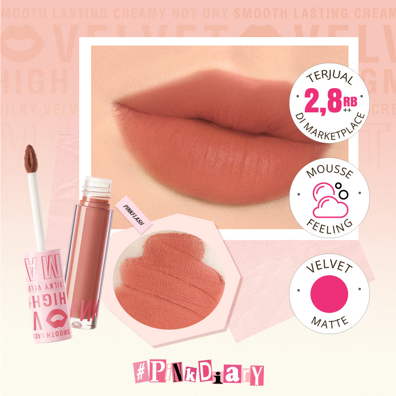 Pinkflash Silky Velvet Lip Cream PF-L04 PK02