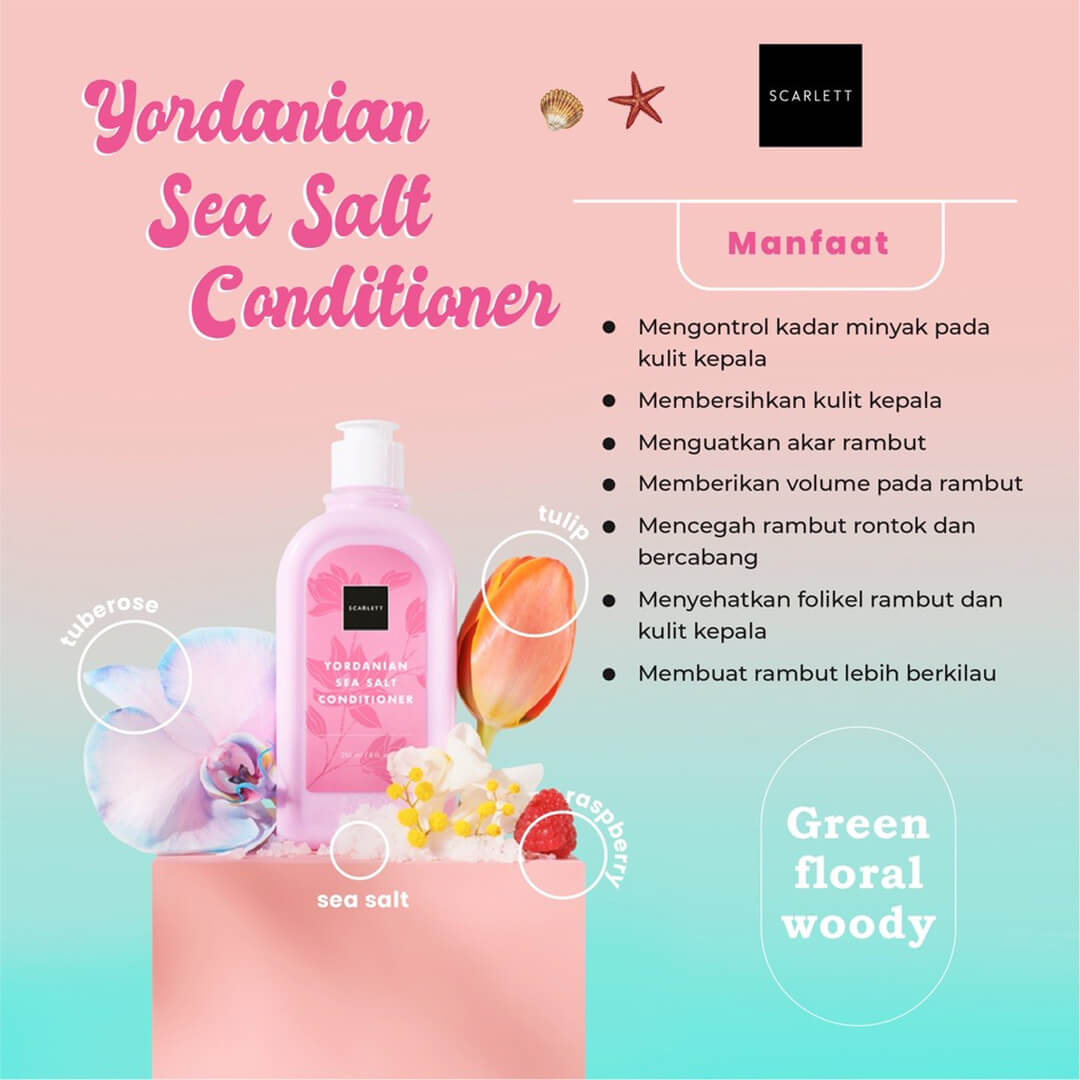 Scarlett Whitening Yordanian Seasalt Conditioner New Edition | 250 ml