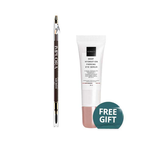 COMBO 1+1 Implora Eye Pencil - Dark Brown Free SCARLETT