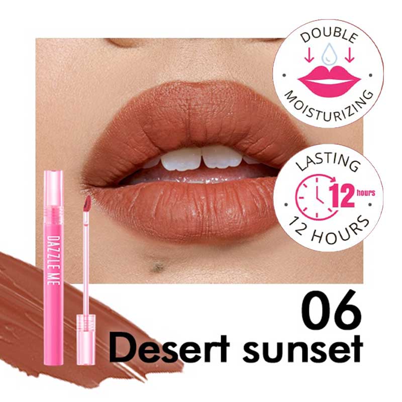 Dazzle Me Misty Matte Lip Cream 06 Dessert Sunset