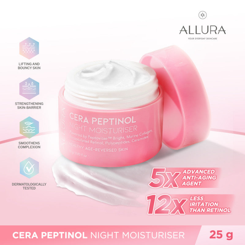 Allura Cera Peptinol Night Moisturiser