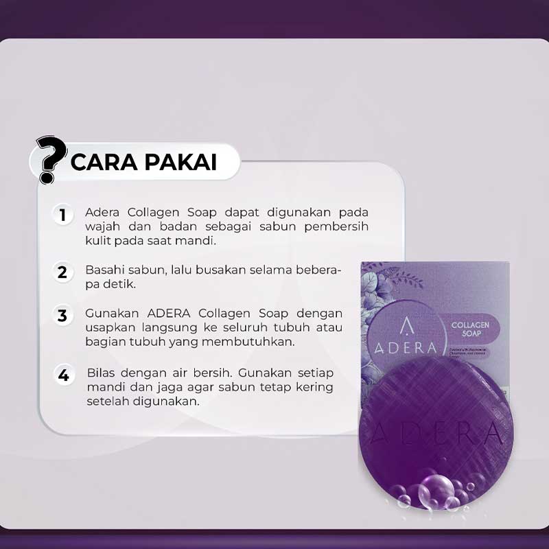 Adera Collagen Soap 1pcs | 60gr