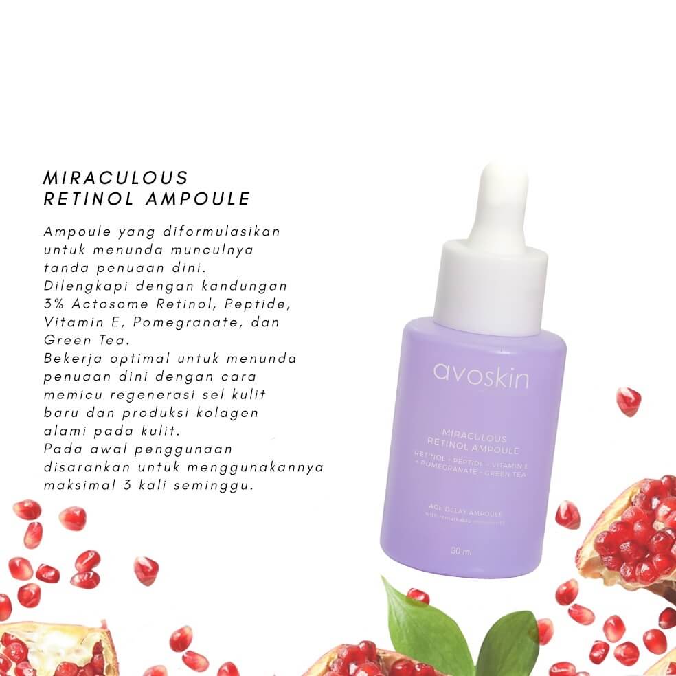 Avoskin Miraculous Retinol Ampoul Lilac Edition | 30 ml