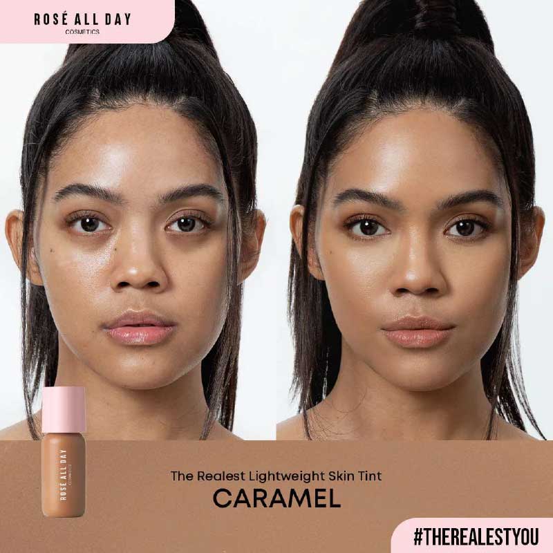 ROSE ALL DAY The Realest Lightweight Skin Tint - Caramel