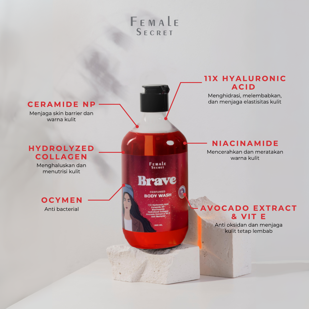 Female Secret Brave Perfumed Body Wash | 300ml