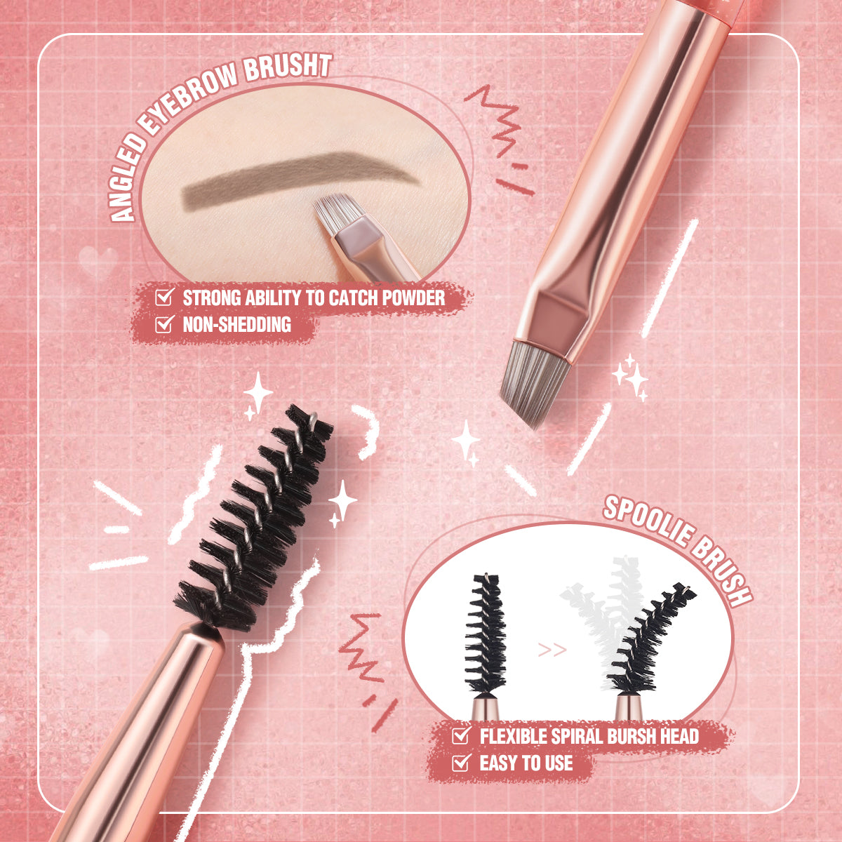 Pinkflash PF-T04 Eyebrow Brush #01